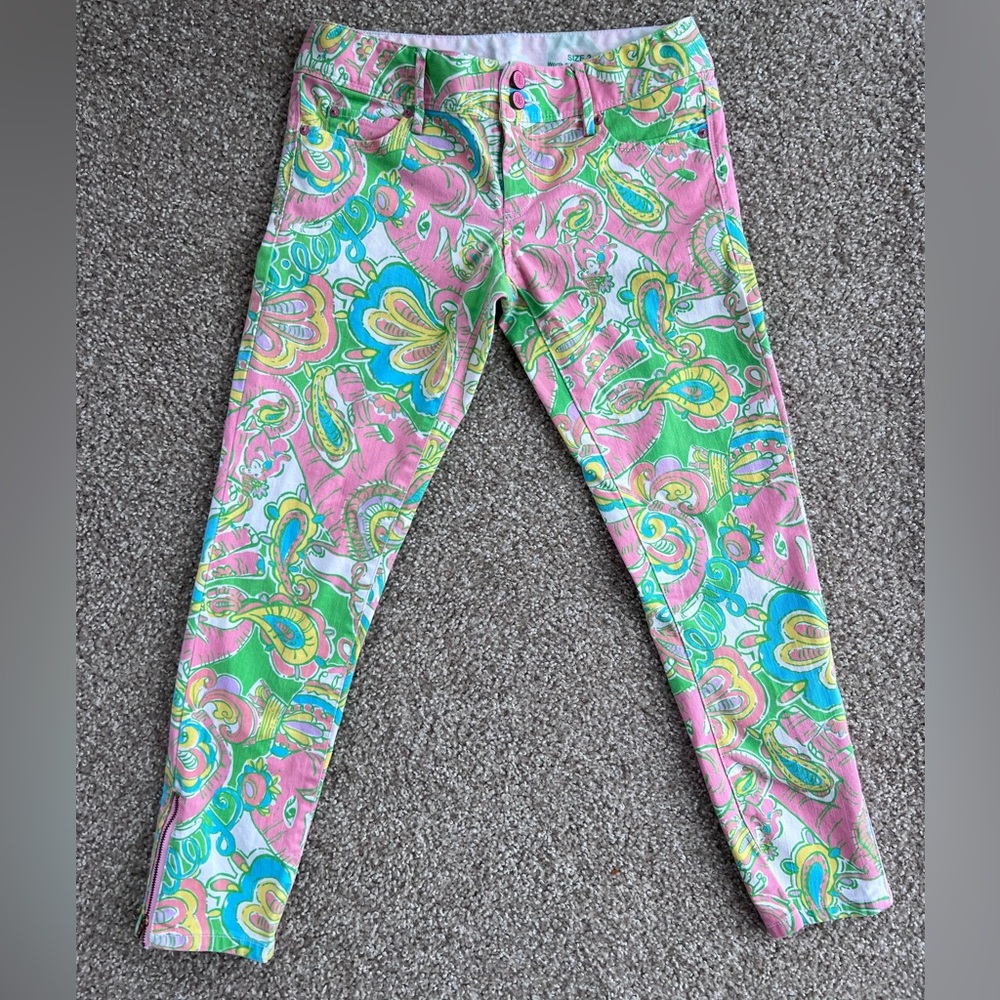 Colorful Lilly Pulitzer Worth Skinny Jeans